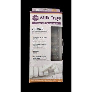Fairhaven Milkies Breast Milk Freezing System 2 Reusable Trays 16 oz (480mL)